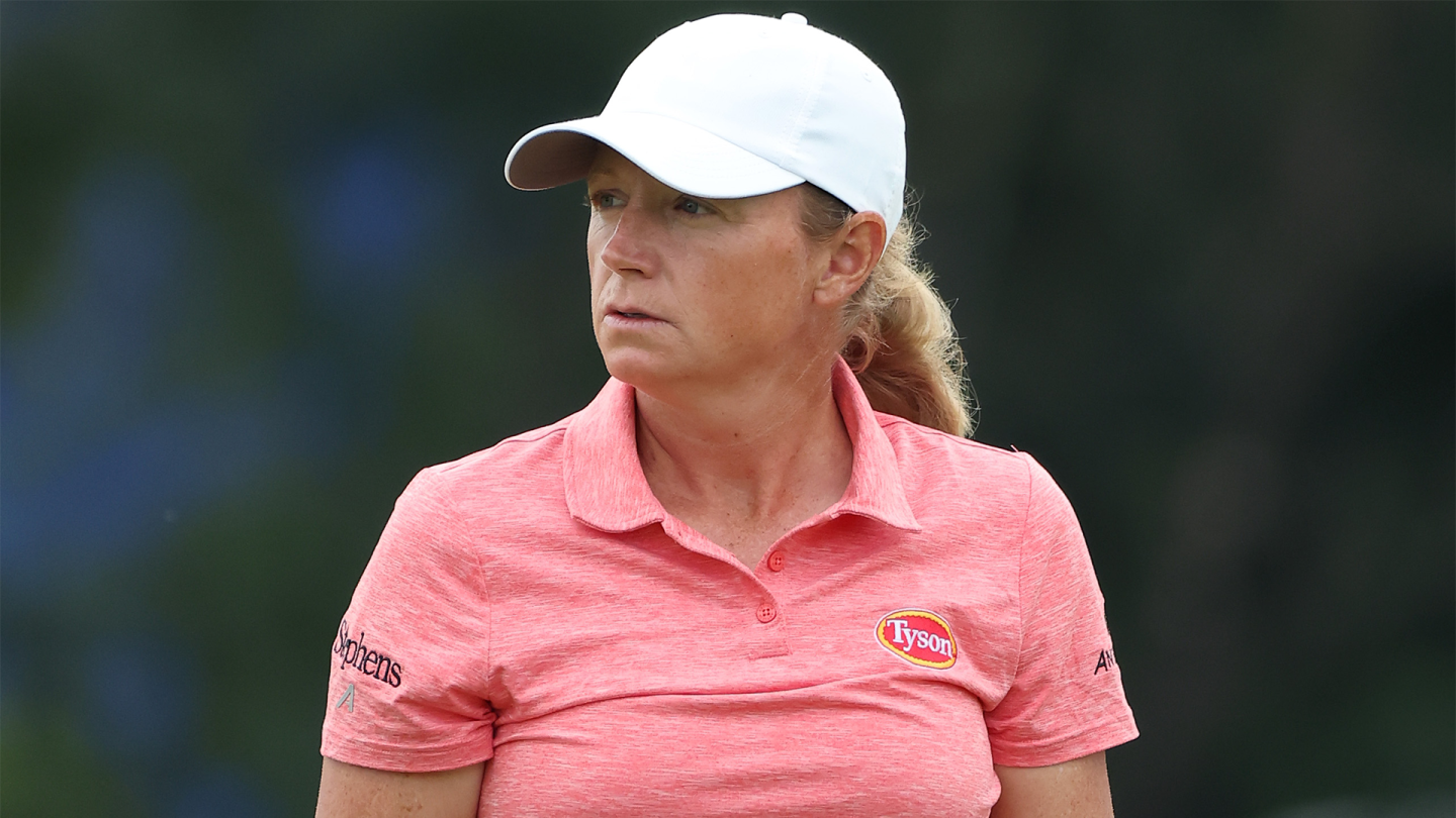 With husband and dad on the bag, Stacy Lewis wraps career at Chevron Championship