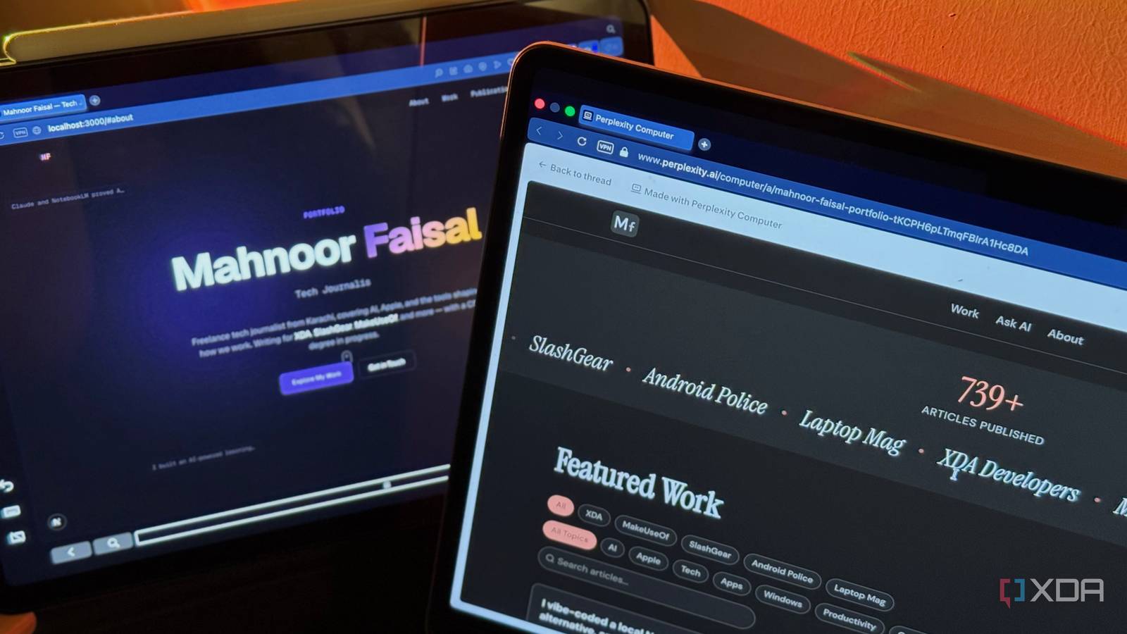 I used Claude Code, Antigravity, and Perplexity Computer to build a portfolio — there was a clear winner