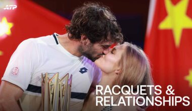 Valentin Vacherot and Emily Snyder celebrate the Monegasque's 2025 Shanghai triumph.