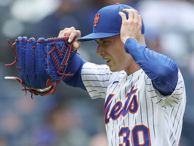 NEW YORK, NEW YORK - APRIL 30: Pitcher Luke Weaver #30 of the New York Mets walks to the dugout during the eighth inning of a game against the Washington Nationals at Citi Field on April 30, 2026 in the Queens borough of New York City.