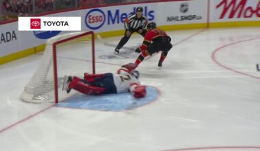 FLA@OTT: Bobrovsky with a great save against Tim Stützle