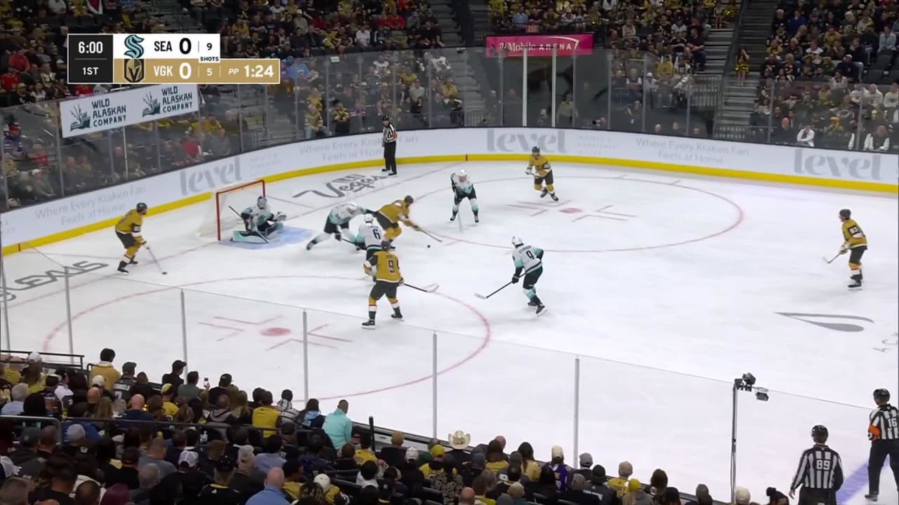 SEA@VGK: Kokko with a great save against Mark Stone