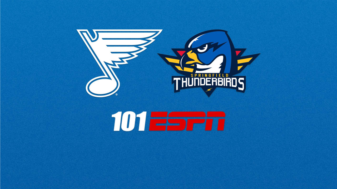 Blues flagship radio station 101 ESPN to broadcast Springfield Thunderbirds playoff series