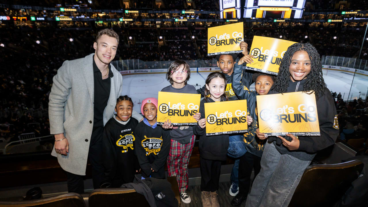 King Clancy nominee Harris of Bruins opens pathways for youth hockey players