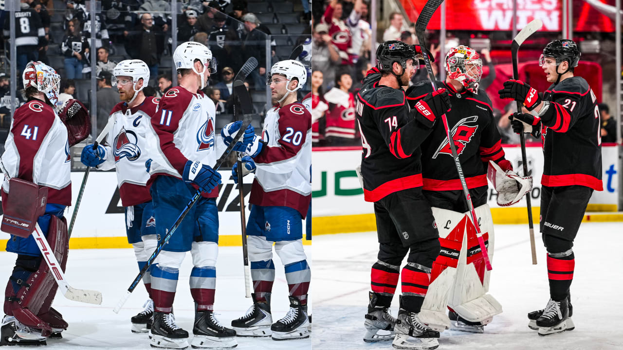 Avalanche, Hurricanes make statement as top Stanley Cup contenders