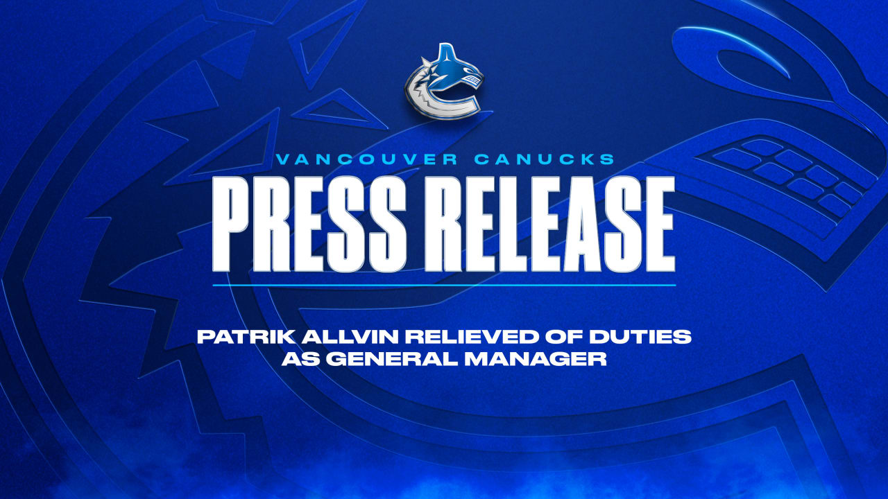 PATRIK ALLVIN RELIEVED OF DUTIES AS GENERAL MANAGER