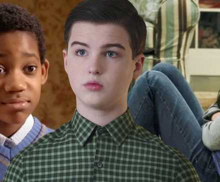 Characters from Young Sheldon, Everybody Hates Chris and Modern Family.
