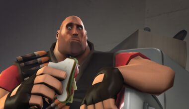 Team Fortress 2's Heavy looking confused