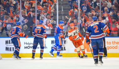 Draisaitl scores twice, Oilers stave off elimination with Game 5 win against Ducks