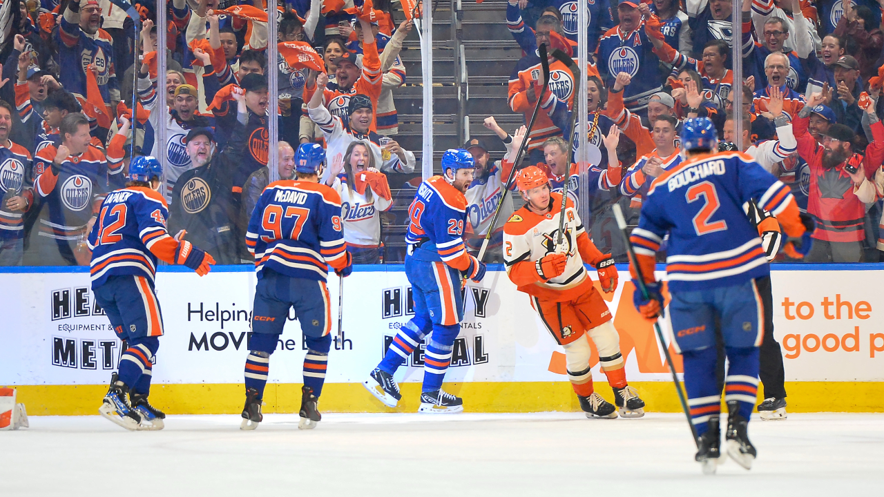 Draisaitl scores twice, Oilers stave off elimination with Game 5 win against Ducks