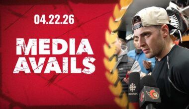 Drake Batherson Media Availability | Ottawa Senators