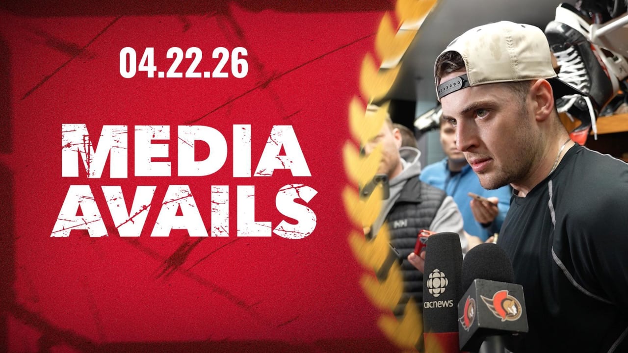 Drake Batherson Media Availability | Ottawa Senators