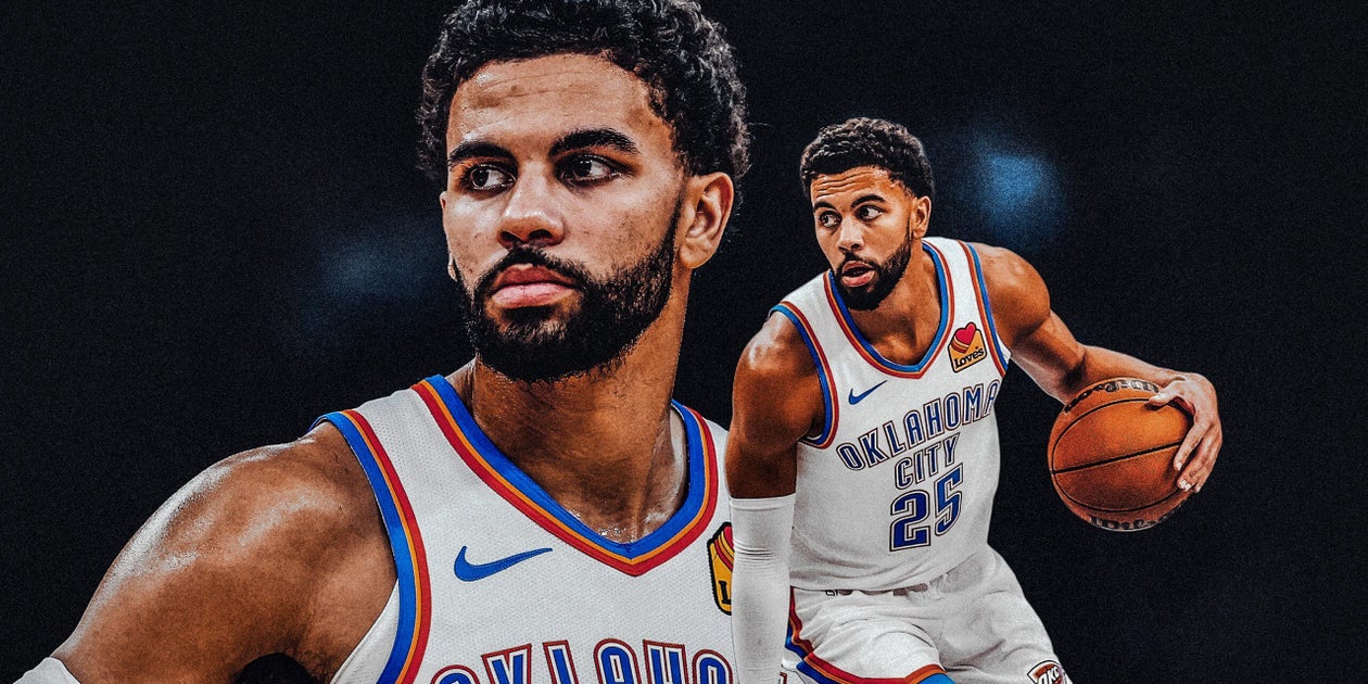 Ajay Mitchell, Thunder’s breakout player, carries the dreams of his late father