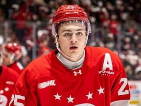 Soo Greyhounds defenceman Chase Reid.
