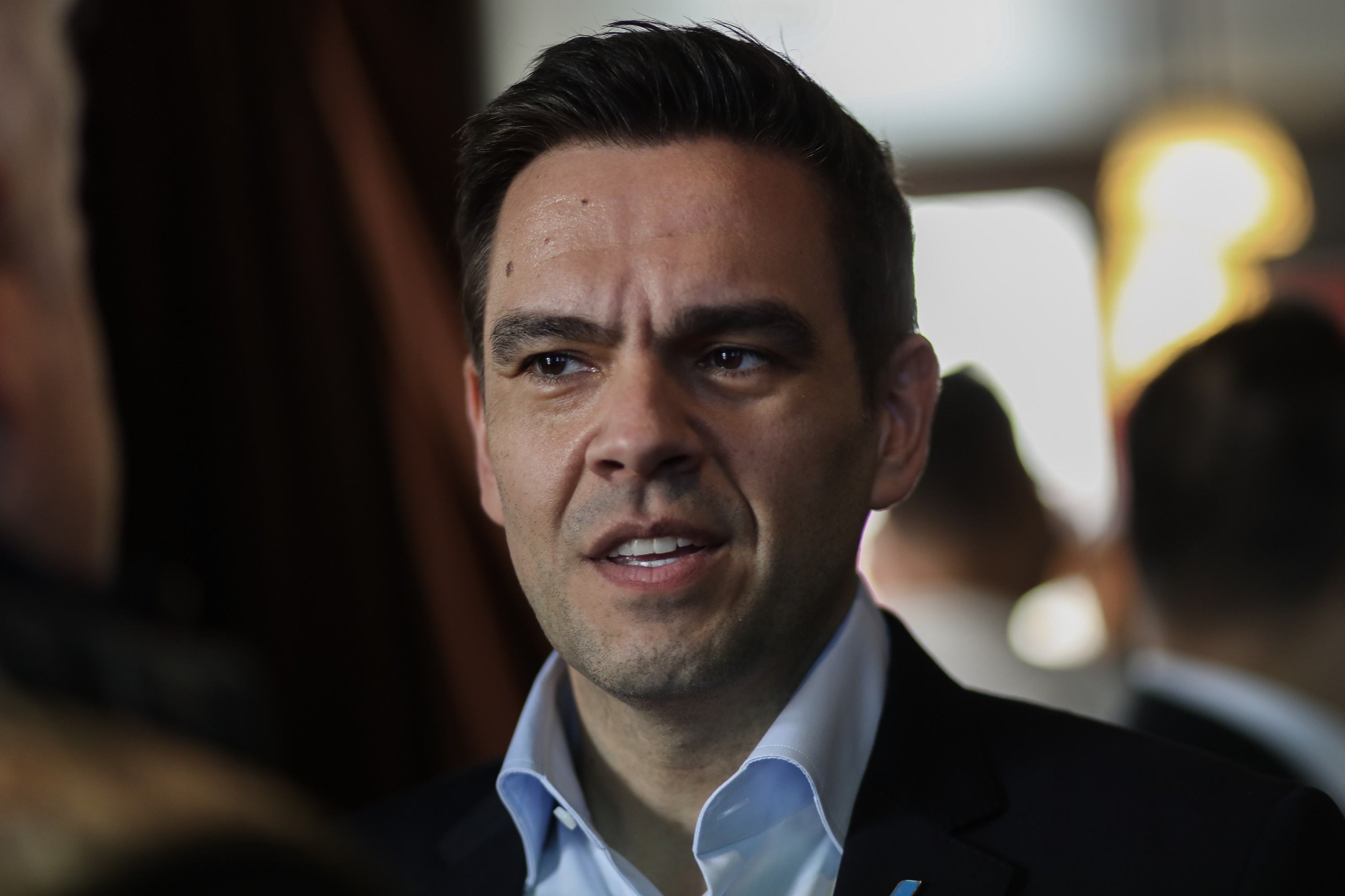 head and shoulders shot of Quebec Liberal Leader Charles Milliard