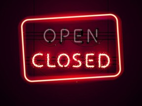 closed sign