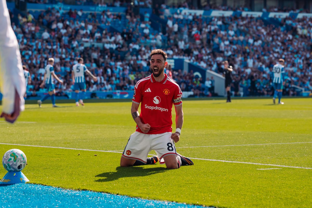 Bruno Fernandes broke the Premier League assist record on Sunday