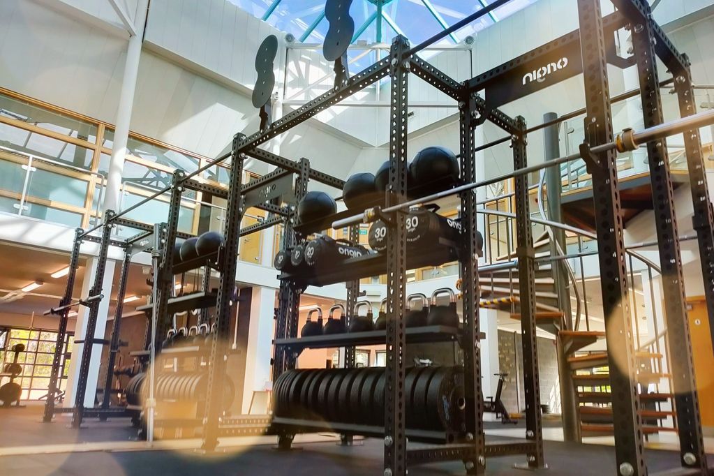 The gym is located within a huge 13,433-square-foot standalone space