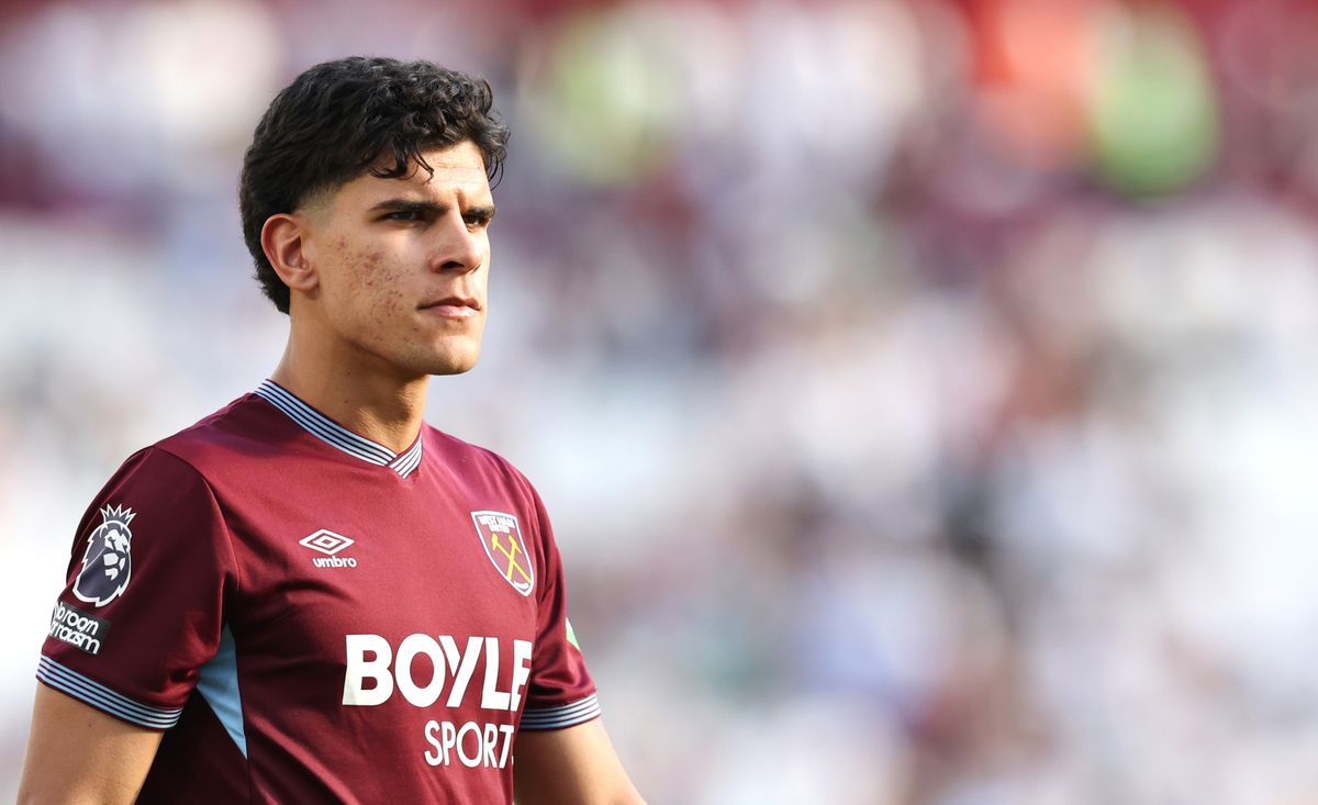 Mateus Fernandes at West Ham vs Leeds