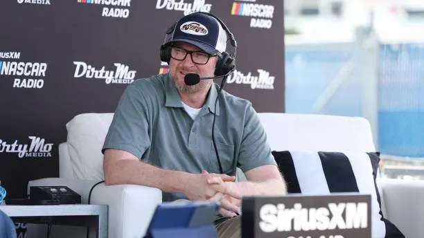 Dale Earnhardt Jr. Hosts His Podcast. (Photo by Meg Oliphant/Getty Images for SiriusXM)(Photo by Meg Oliphant/Getty Images for SiriusXM)
