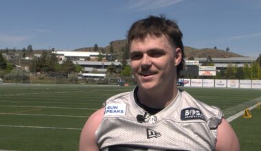 Meikle of Kamloops makes move to fullback from receiver at B.C. Lions training camp