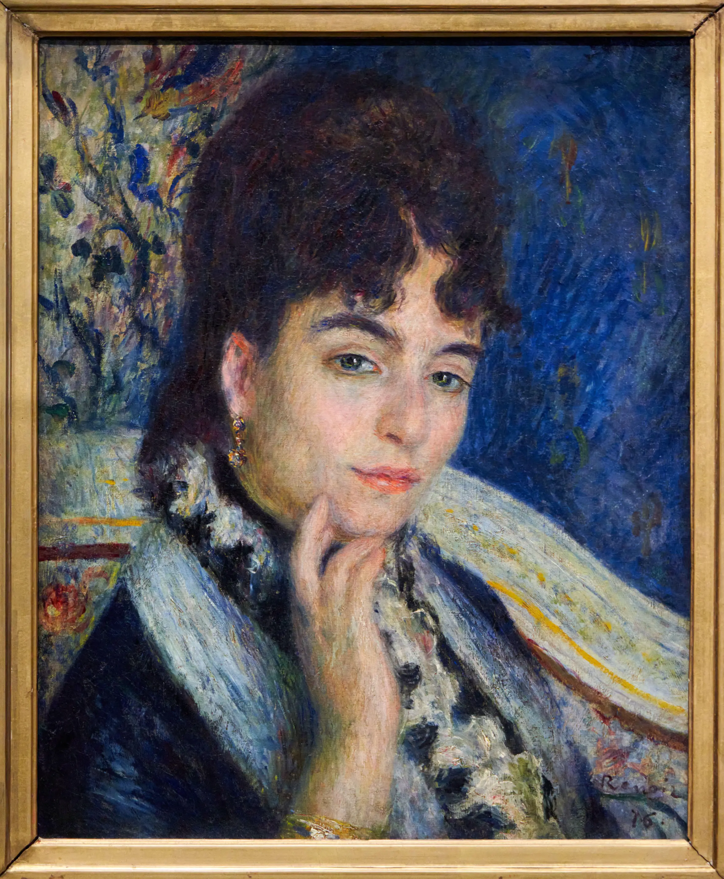 Illustration of Madame Alphonse Daudet by Pierre-Auguste Renoir.