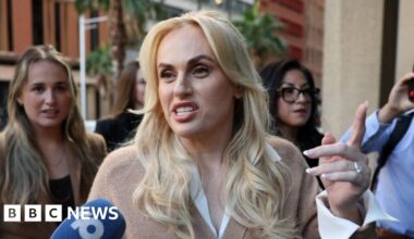 Rebel Wilson accused of 'complete revision of history' as defamation case closes - BBC