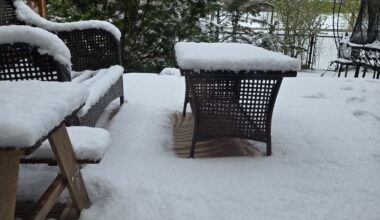 Parts of Calgary hit with May-long snowstorm