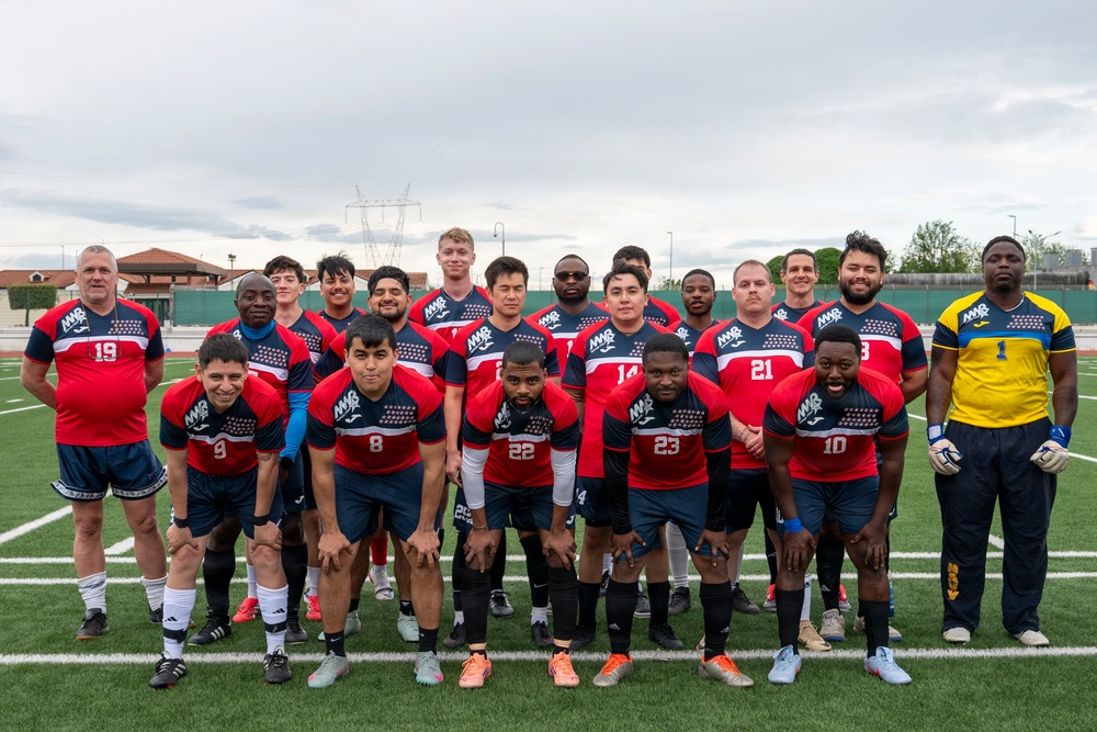 Friendly Soccer Match Unites NSA Naples, Italian Community