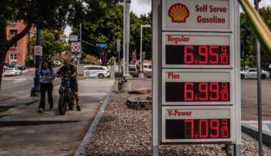 Consumer sentiment falls to fresh record low in May as surging gas prices hit outlook