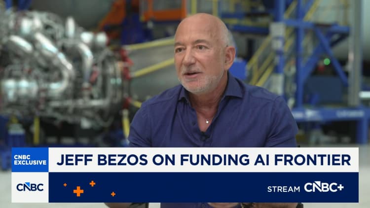 Jeff Bezos: My time at Amazon, Blue Origin and Prometheus is spent on AI