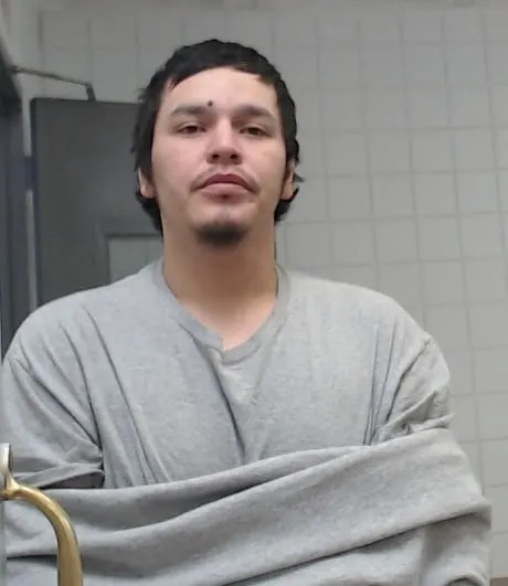 Saskatchewan RCMP say they have charged Brett McCallum, pictured, also known as Nigel McCallum, with the second-degree murder of Jaden Custer in Pelican Narrows. He was arrested in the Edmonton area on May 23. (Submitted by the RCMP - image credit)