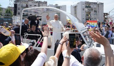 Pope Leo XIV visits southern Italy's 'Land of Fires'