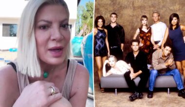 Tori Spelling recalls actress crying as she was fired from 'Beverly Hills, 90210'