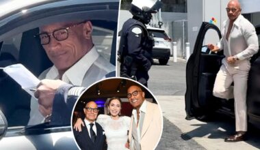 Dwayne 'The Rock' Johnson pulled over by police in Hollywood following co-star's Walk of Fame ceremony
