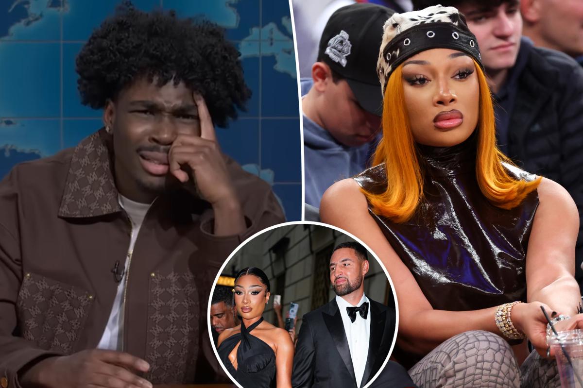 Comedian says Megan Thee Stallion needs a 'real man' after Klay Thompson breakup in 'SNL' sketch