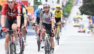 "The roads were dirty, full of mud" Ciccone says after massive Giro crash