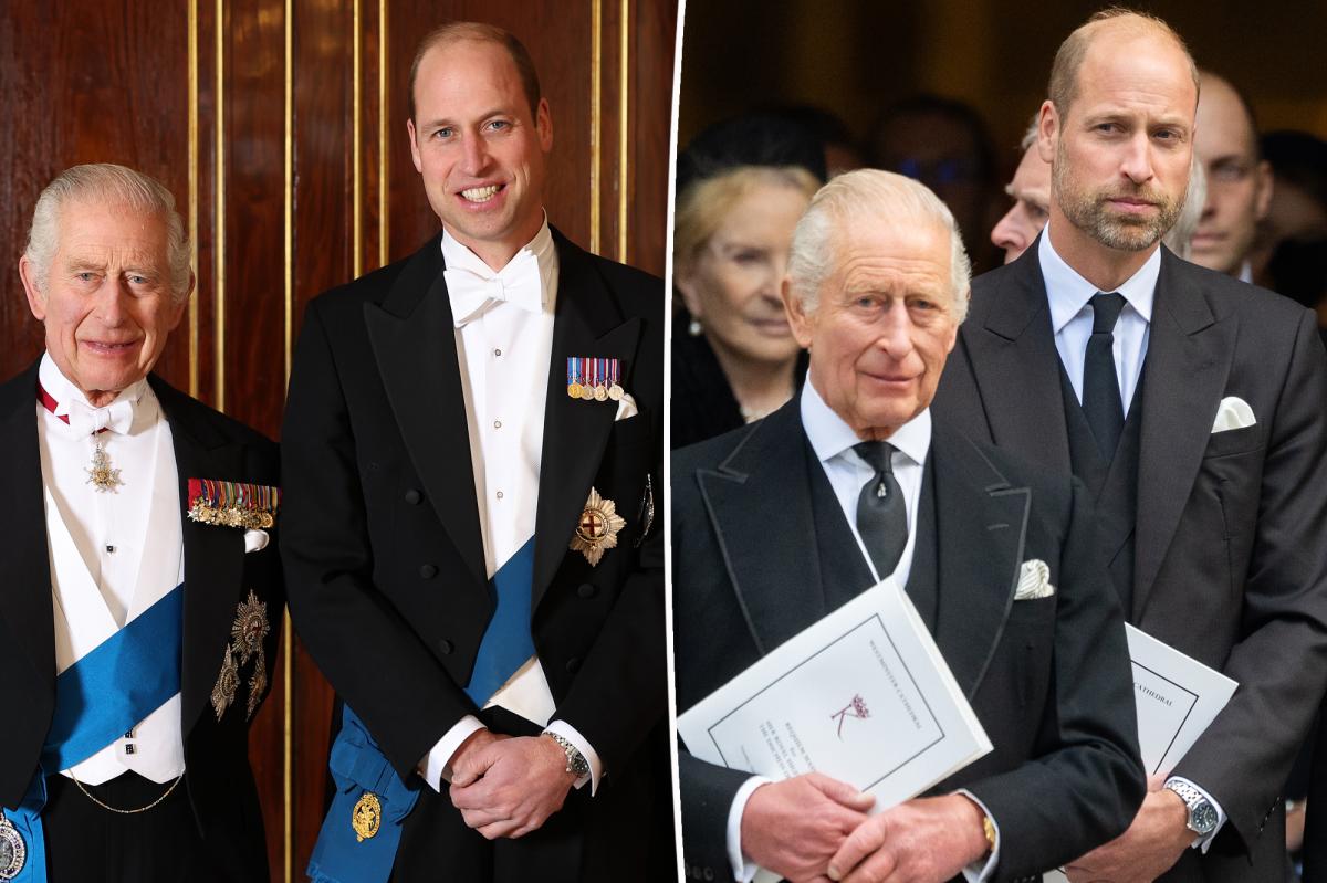 Prince William's fierce temper 'terrifies' dad King Charles: book