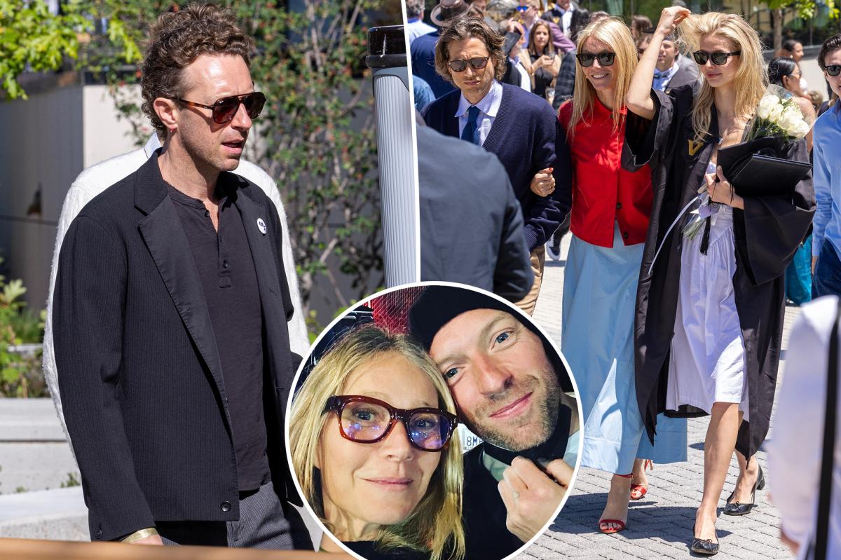 Exes Gwyneth Paltrow and Chris Martin reunite in Nashville for daughter Apple's college graduation