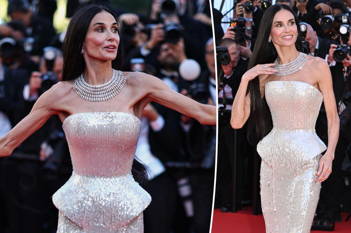 Demi Moore's toned arms take center stage on Cannes Film Festival 2026 red carpet