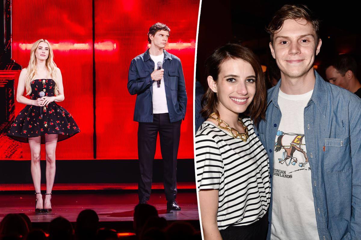 Emma Roberts, ex Evan Peters have tense onstage reunion years after domestic violence arrest
