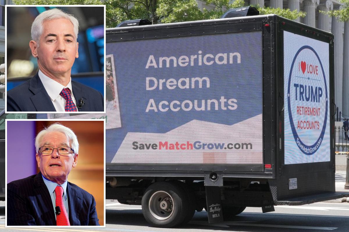Bill Ackman, Charles Schwab back campaign touting Trump's American Dream Accounts