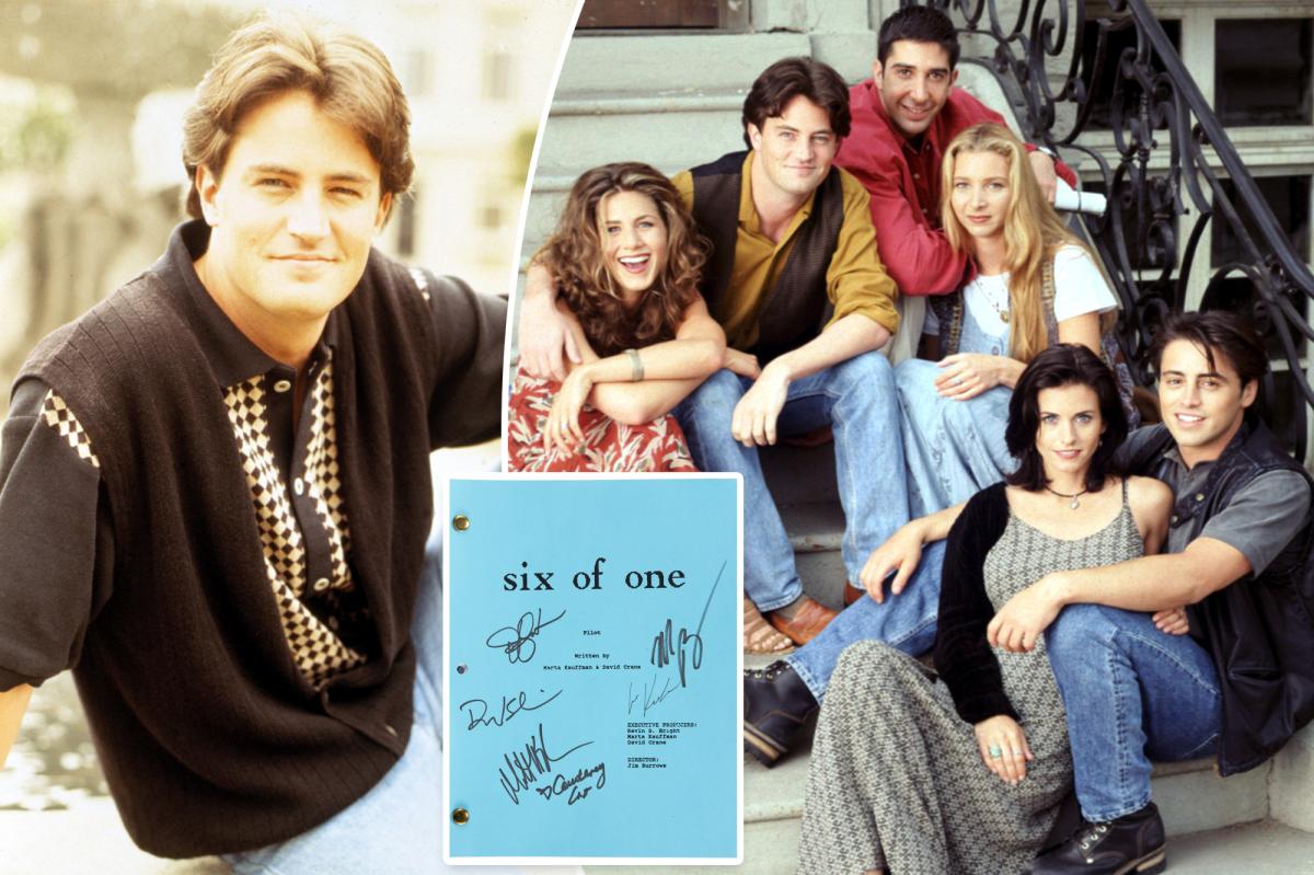Matthew Perry's prized 'Friends' possessions to be auctioned after actor's death