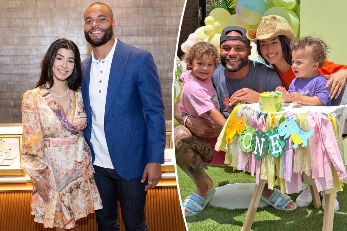 Dak Prescott, Sarah Jane Ramos reunite for daughter's birthday