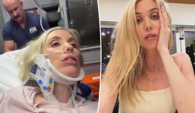 Laura Clery praises first responders after being crushed by fridge