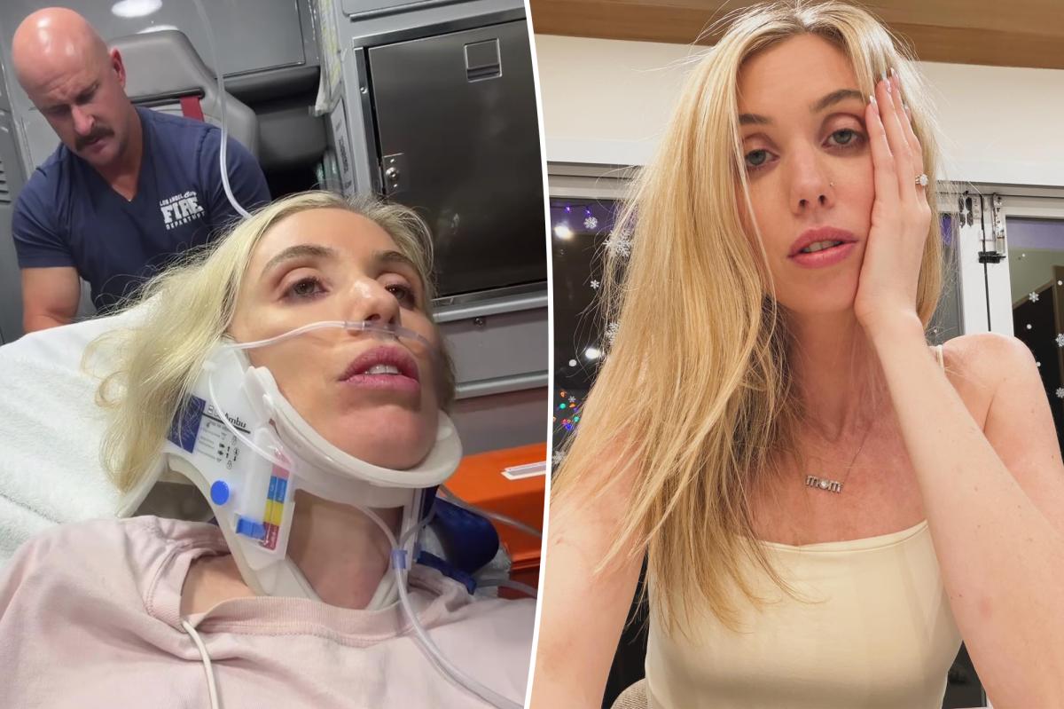 Laura Clery praises first responders after being crushed by fridge