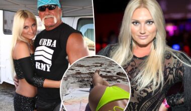 Brooke Hogan slams 'thirst trap' claims about bikini-clad tribute to dad Hulk Hogan