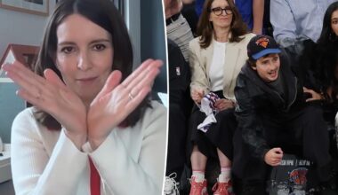Tina Fey reacts to Timothée Chalamet's viral manspreading incident at Knicks game