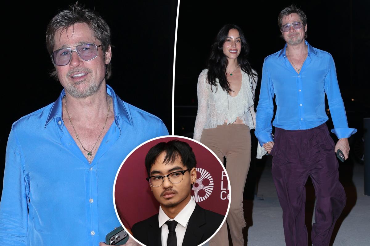 Brad Pitt all smiles on date night with Ine de Ramon after being snubbed by son Maddox