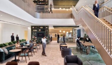 Workplaces are luring employees back with amenity-rich spaces